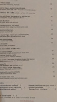 Mathilde Bistro menu