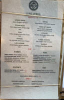 Lupo Verde menu