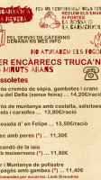 El Nou Trull menu