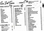 Casa Del Torero Carta