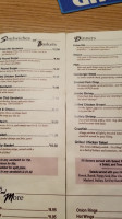 Abc Pub menu