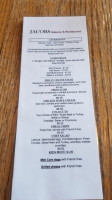 Jacobs menu