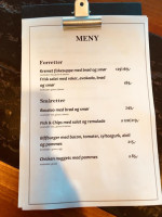 Lofoten Værøy Brygge menu