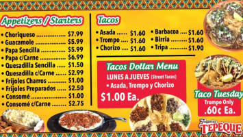 Taqueria Tepeque food