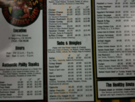 Big Mike's El Segundo menu