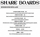 Cohibar menu