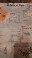 Sota De Copes menu