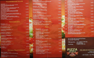 Pizza Bella menu