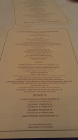 The Pelican Club Restaurant & Bar menu