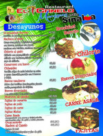 El Canelo menu