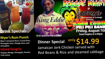 Jazzy's Resturant And Lounge food