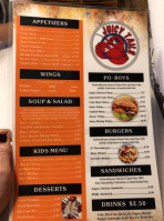 Juicy Tails menu