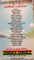 Jamaica Jamaica Island Cuisine menu