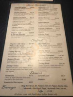 Da Vinci's Italian menu