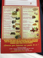 Cocina Mi Canton menu