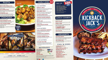 Kickback Jack's Fayetteville menu