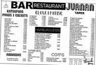 Juanan menu