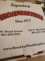 Broadway Pizza menu