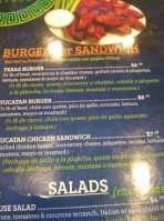 Mariscos Yucatan Seafood menu