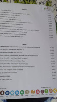 Casa L'agulla menu