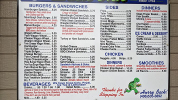 Dash Inn menu