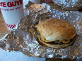 Five Guys Burgers Fries food