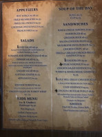 Golf Hill Grille menu