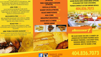 Tropics Jerk Center food