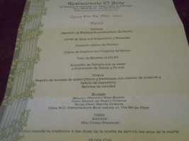 El Bote menu