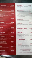 Pizzeria La Torreta Segorbe menu