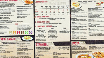 Fox's Pizza Den menu