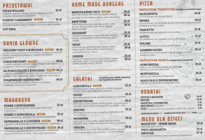 Niezły Młyn. menu