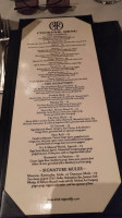 The Dresden Lounge menu