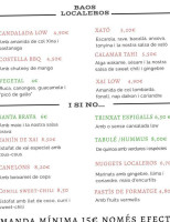 Local menu