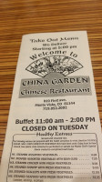 Hunan Chinese menu