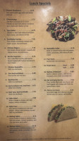 El Mariachi Garibaldi menu