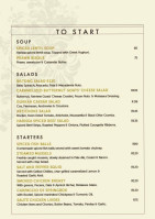 Dukkah Restaurant And Bar menu