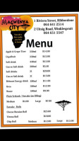 Hibberdene Magwenya City menu