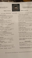 Rough Cut Hard Cider menu