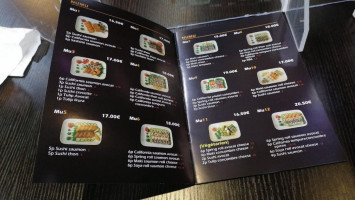 Mont Fuji menu