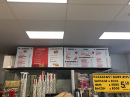 Tom's 5 Chiliburgers menu