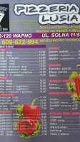 Pizzeria Lusia menu