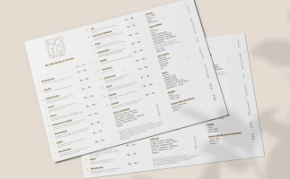 Noto Pizza Wino menu