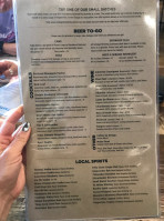 Sebago Brewing Company Brewery Tasting Room menu