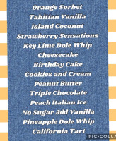 Hoopla Frozen Yogurt St Joseph Mi menu