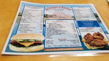 Acheson's Resort food