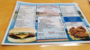 Acheson's Resort food