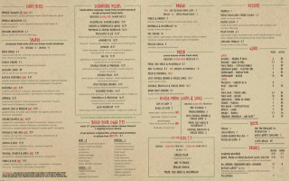 Sauce Pizza Wine menu