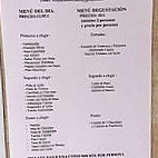 El Fuero menu