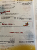 El Paso Mexican Grill menu